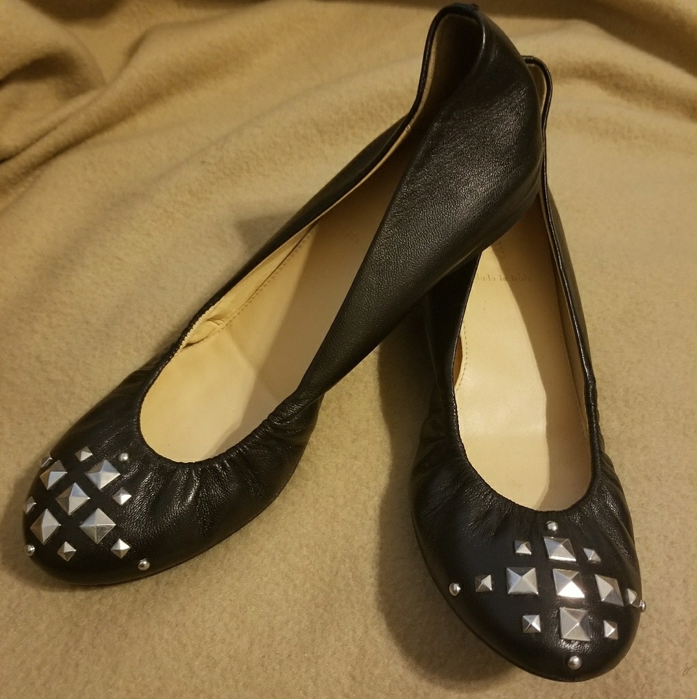J. CREW Cece Pyramid Studded Flats Size 7